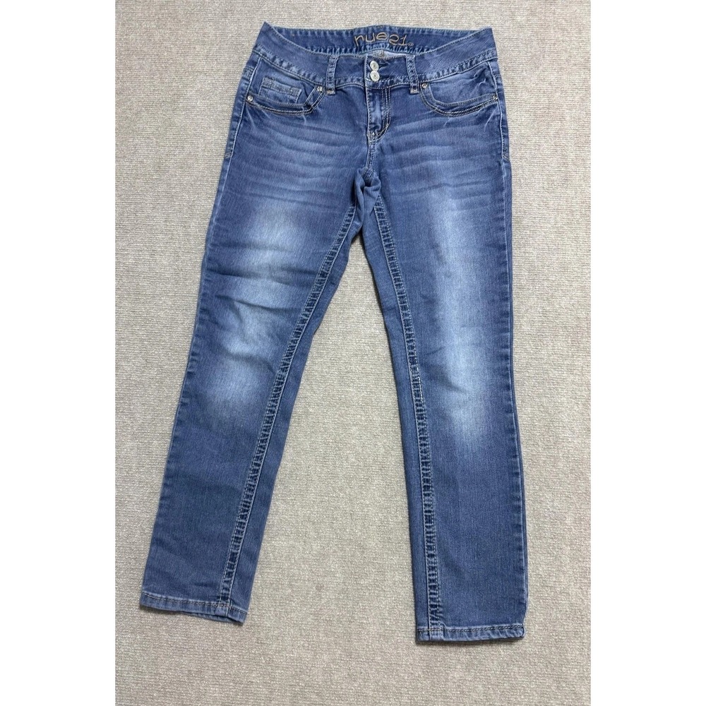 Rue21 Jeans Womens 5 6 Short Blue Denim Low Rise Skinny Stretch Spring R218445H